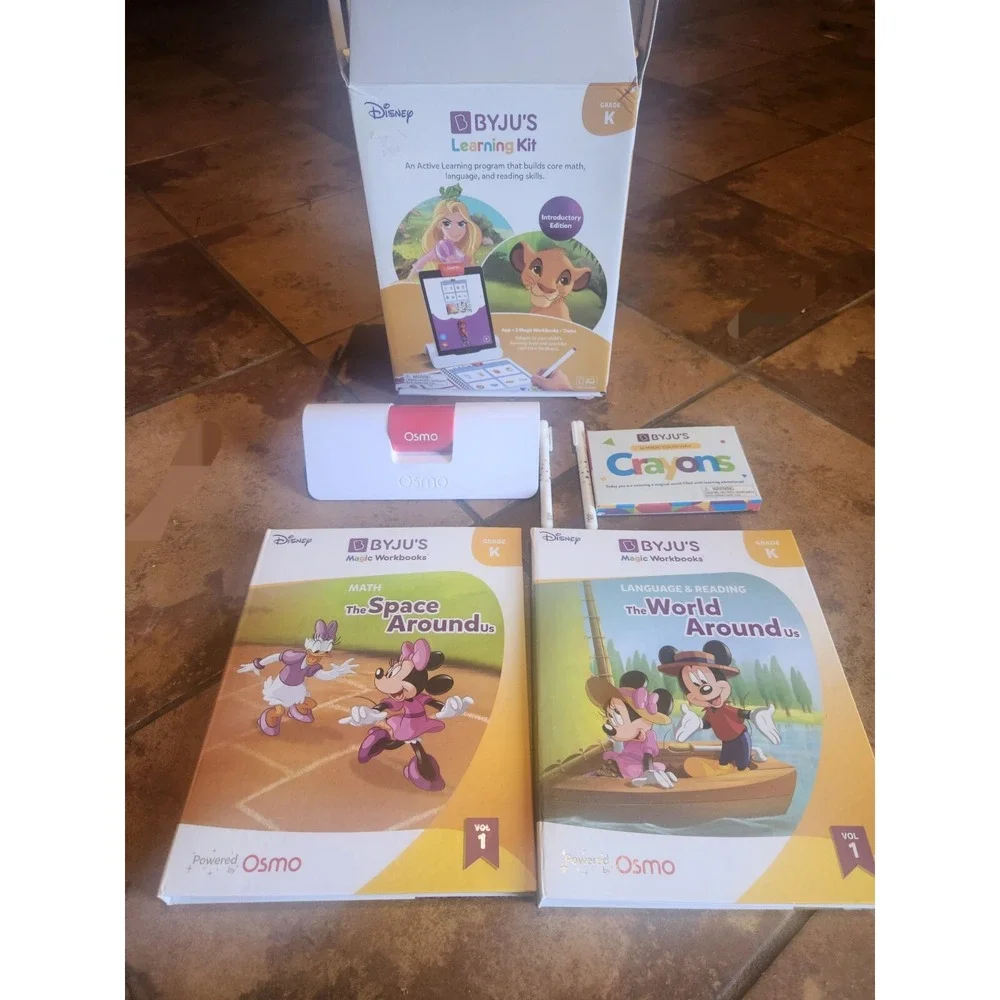 BYJU'S Learning Kit Grade‎ K  Disney iPad Tablet Kindergarten OSMO Open Box STEM